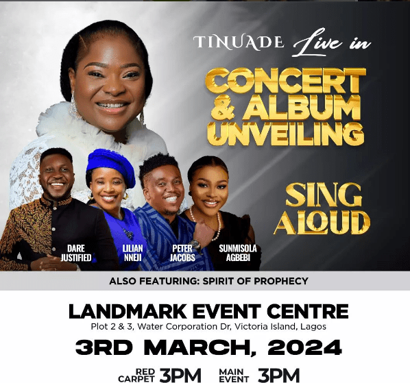 Nigerian Gospel Artiste Tinuade Live In Concert & Album Unveiling