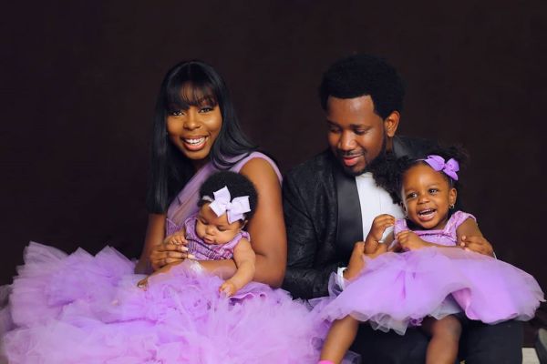 Beejay Sax Biography 3 Beejay Sax with wife Modupeoluwa and Children.