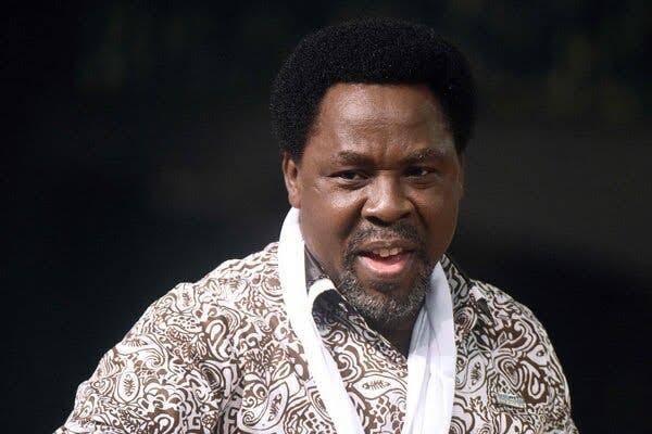 Top 10 Richest Pastors in Nigeria 6 Prophet T.B. Joshua (Posthumously)