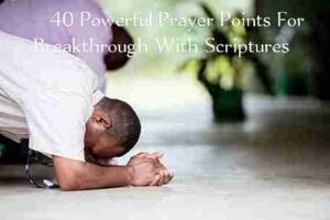 Read more about the article 40 Powerful Prayer Points For Breakthrough With Scriptures